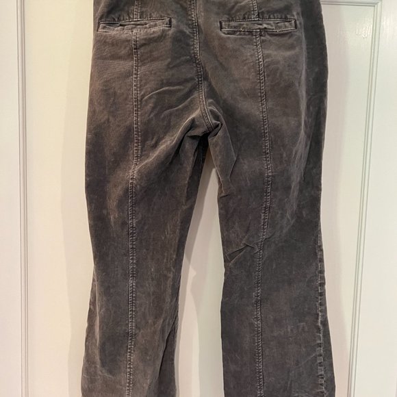 Anthropologie Pilcro Stet Cropped Grey Midrise stretch cords size 30 - Picture 5 of 9
